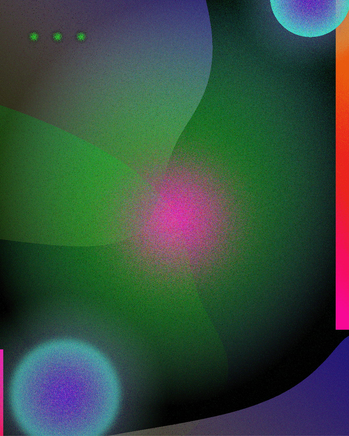 abstract color scheme experimental grain Melancholy poster postmodern