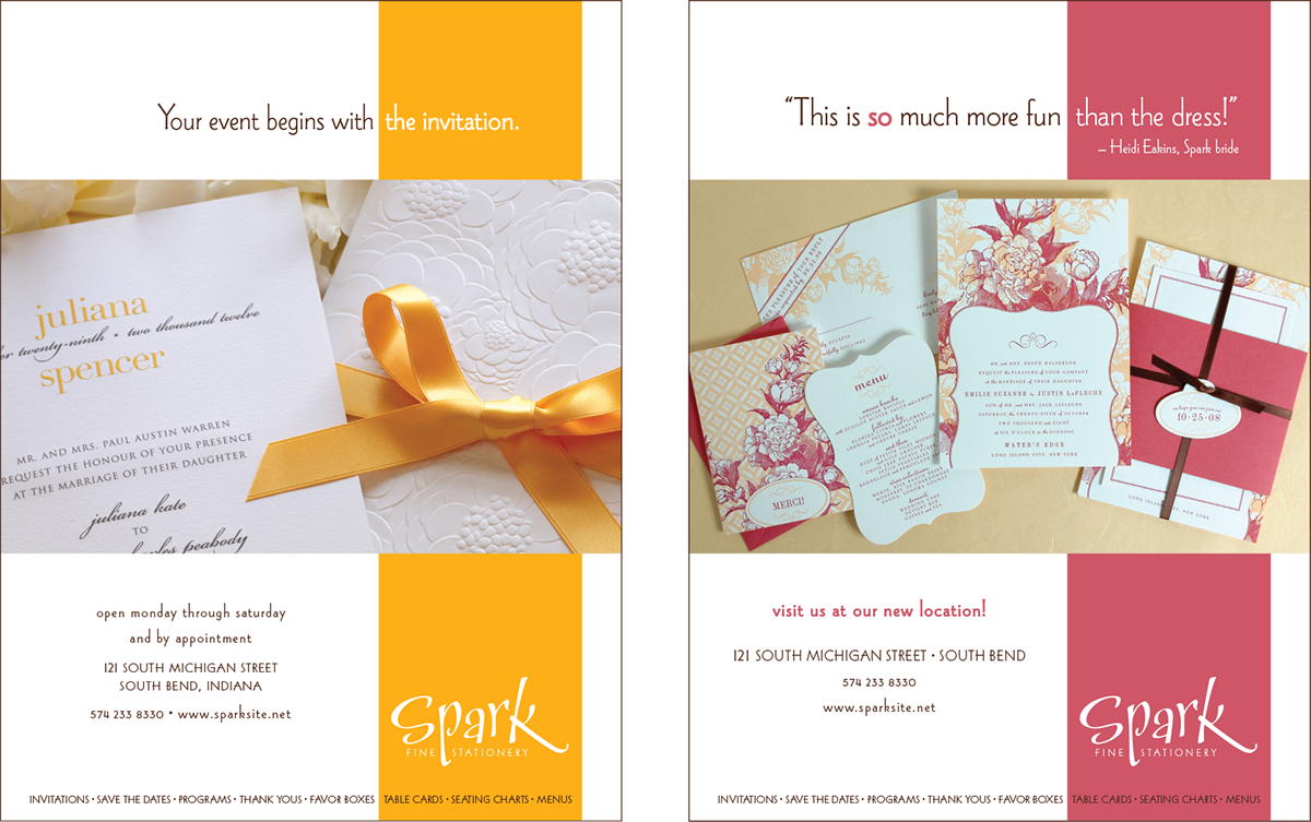 logo identity business card Retail invitations wedding Stationery