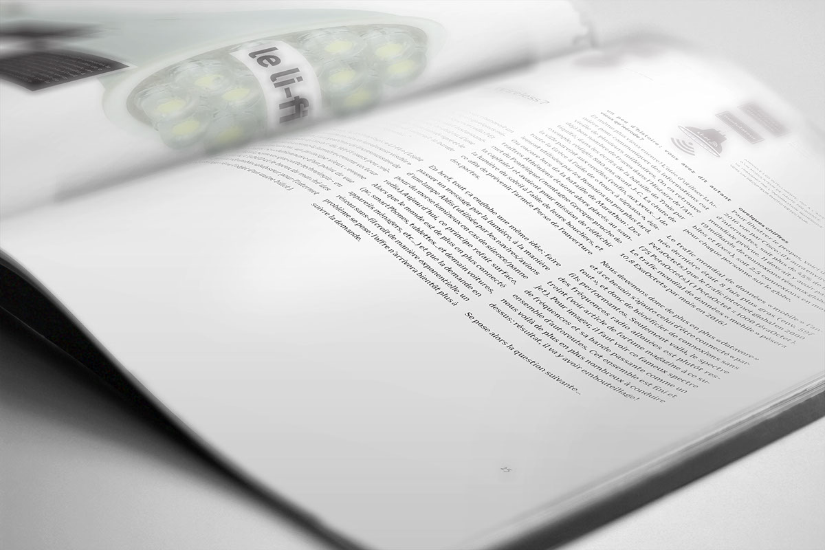magazine Sciences technologies graphisme mise en page edition