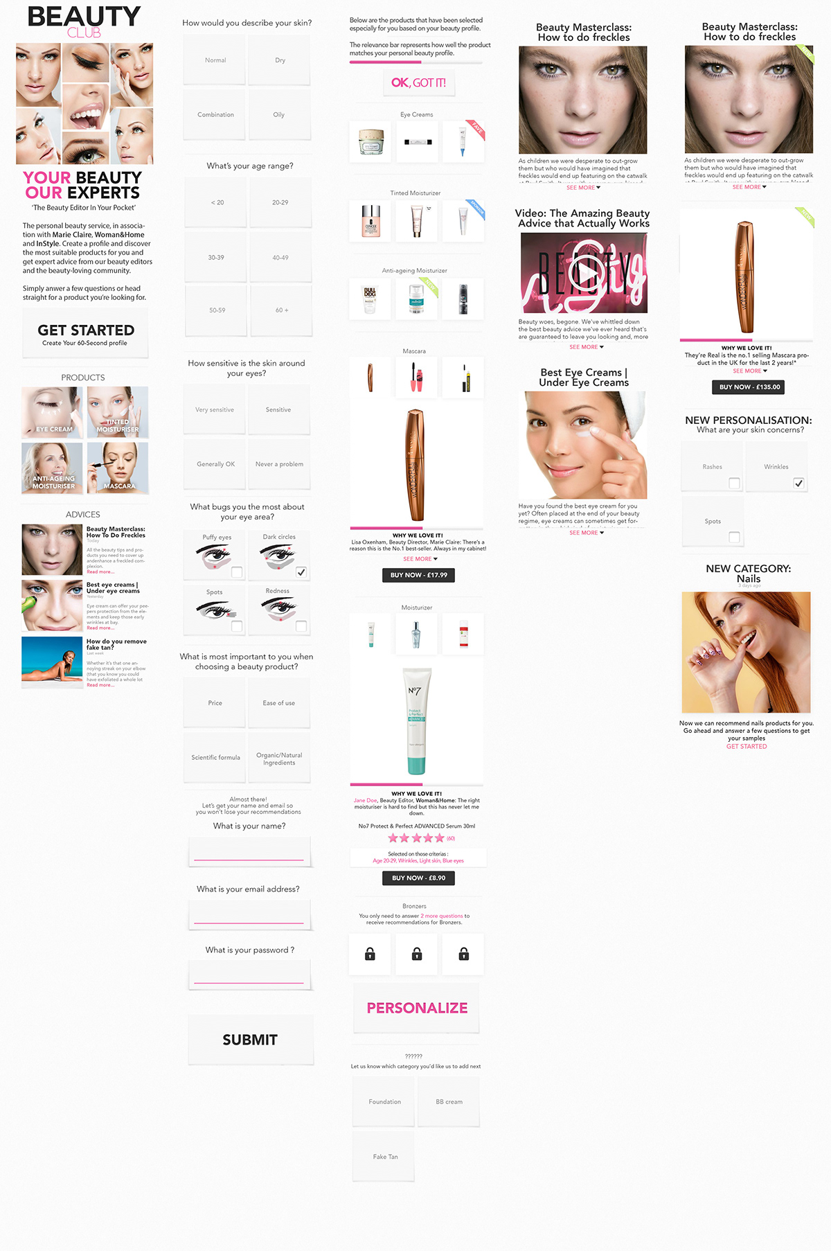 beauty publishing   Recommandation cosmetics search