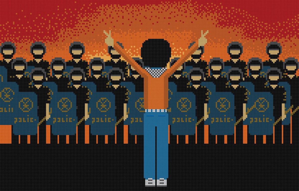 pixel revolution art egypt