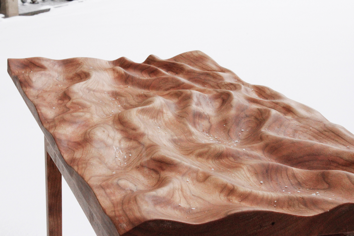 risd furniture risd furniture woodwork bench table desk design Furniture Served seoul Providence handmade desert Ocean Nature