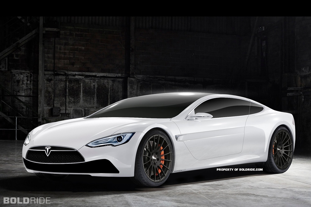 tesla Model S supercar Sportscar coupe concept automotive   rendering