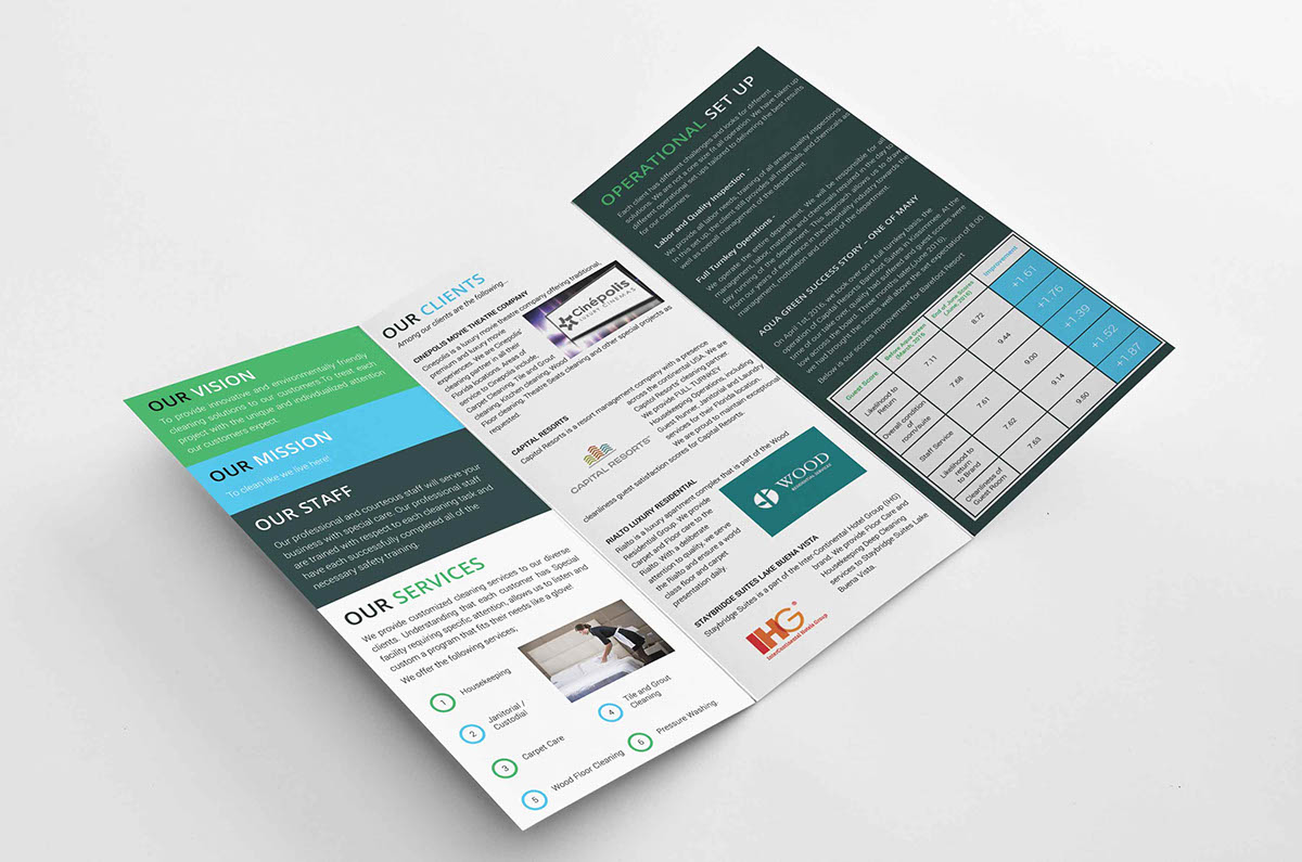trifold brochure design brand print graphic design  service