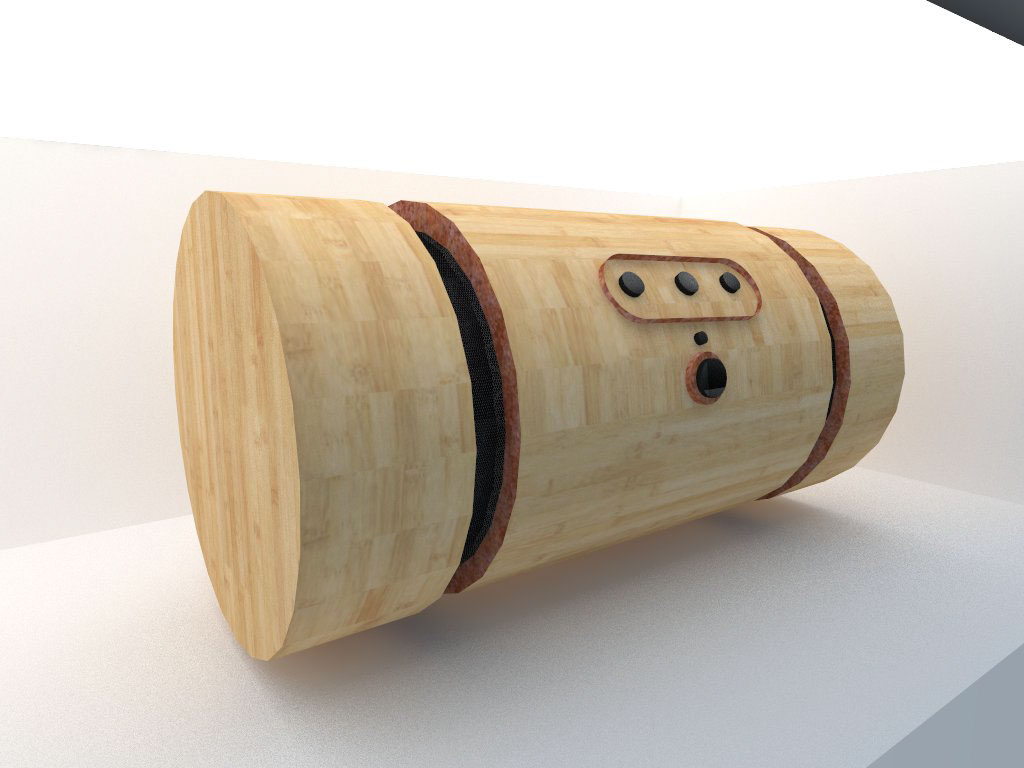 caixa de som Bambu materiais speaker bamboo materials