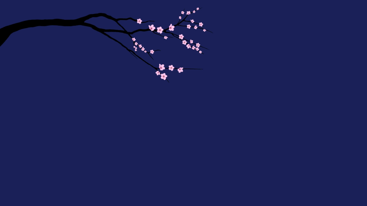cherry blossom Cherry Blossom falling wind japanese branch vector flower petals