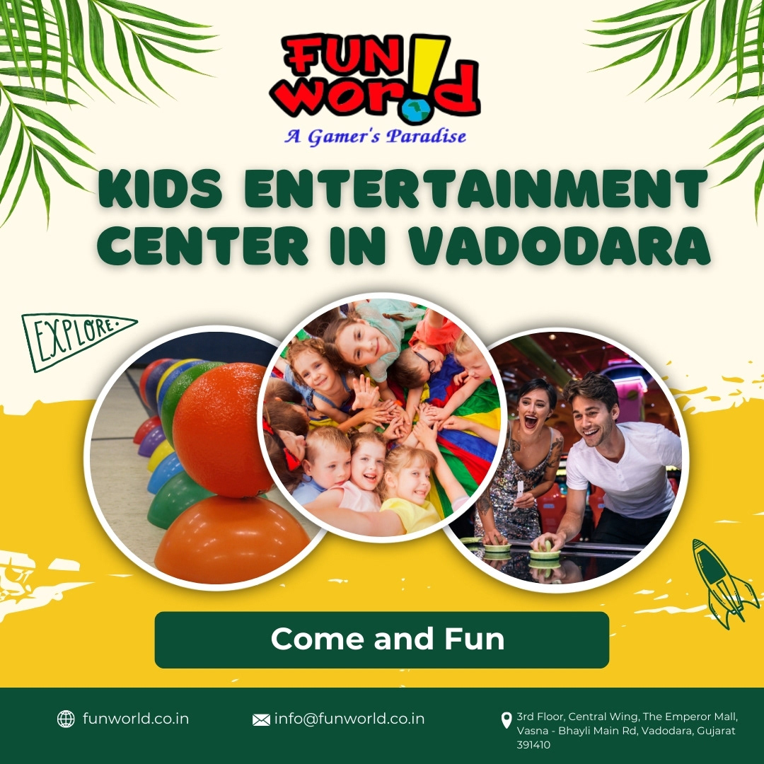 funworld enjoy Fun vadodara FunworldinVadodara FunWorldVadodara KidsEntertainment VasnaBhayliRaod