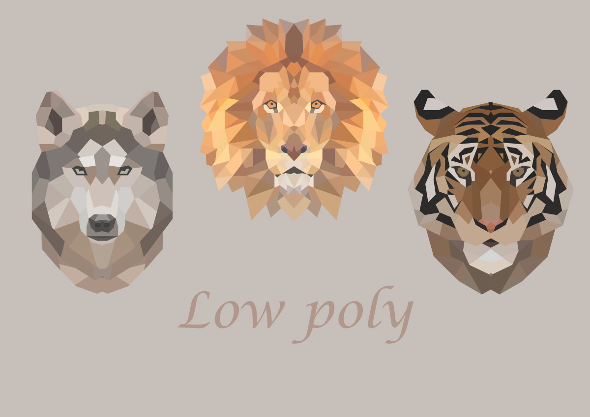 #animal #nature #wolf   #tiger  #lion #lowpoly