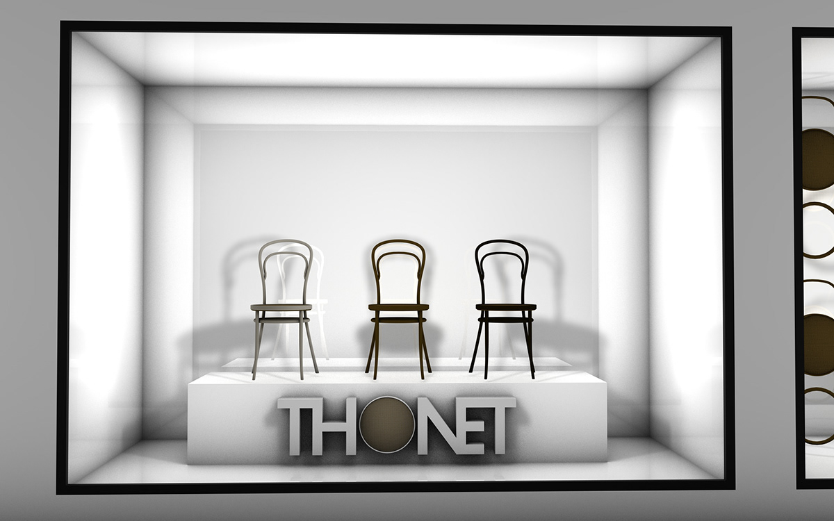 #graphic # design #Interior #Design #thonet #esposition #vetrina #art