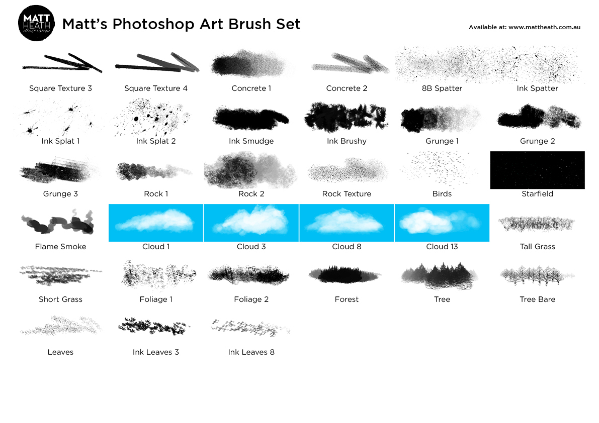 Bộ Brush Tuyệt Đẹp Để Vẽ Tranh Và Minh Họa | Designervn