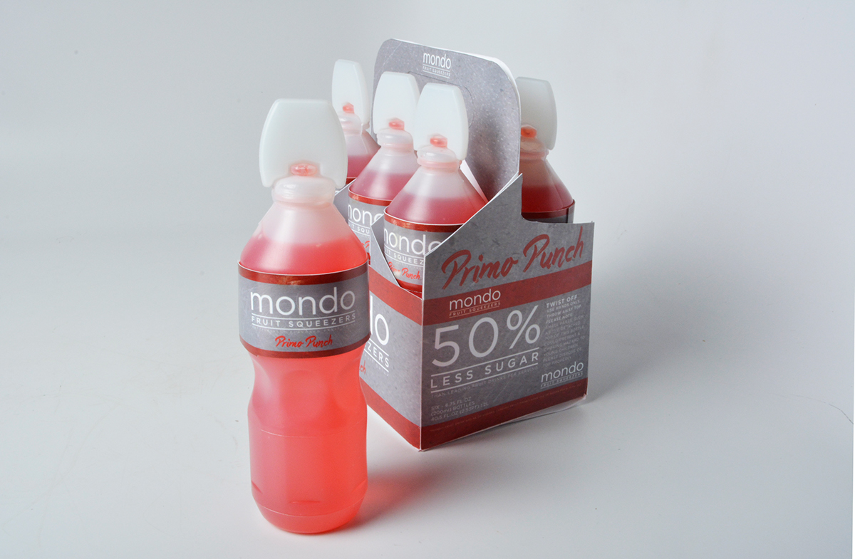 Mondo fruit squeezers artificial drink Rebrand redesign refresh modern