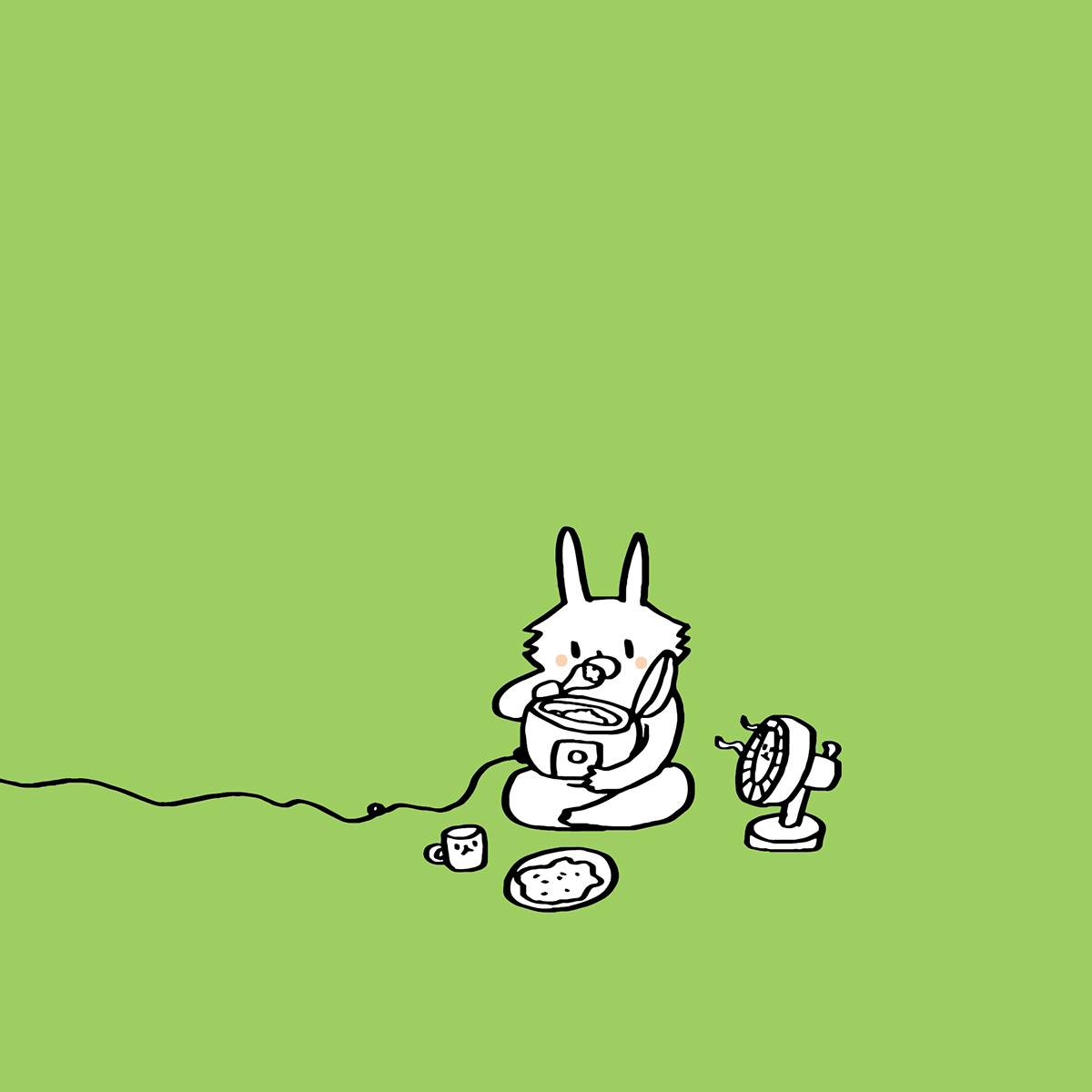 rabbit Character animal doodle