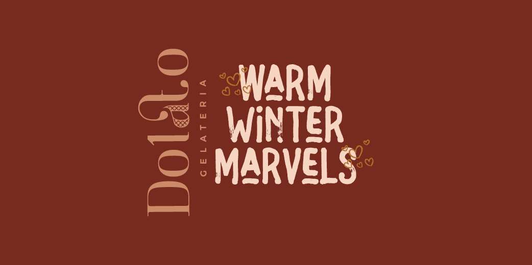 ice cream winter dolato icecream icecreamshop brand identity design Dolato winter branding
