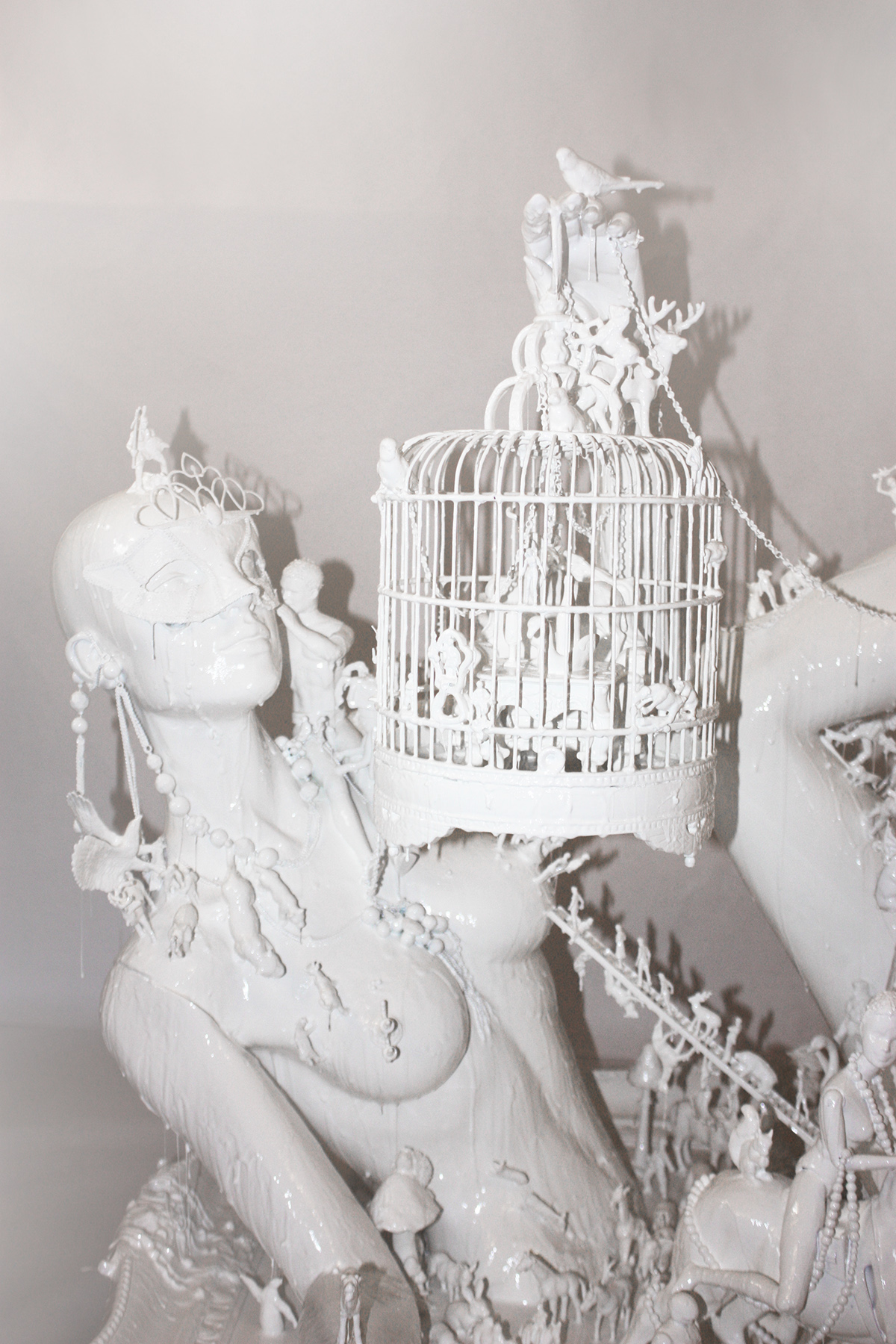 installation graphic design art sculpture elegant White desires emotions animals luxury Nature London Hong Kong