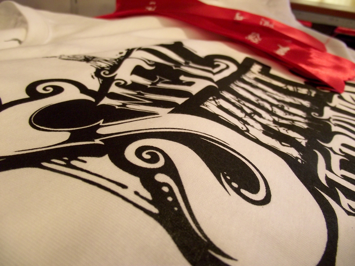 inKstinct mr.zero t-shirt tees screenprint handmade handpulled handdrawn limited wear textile Clothing design