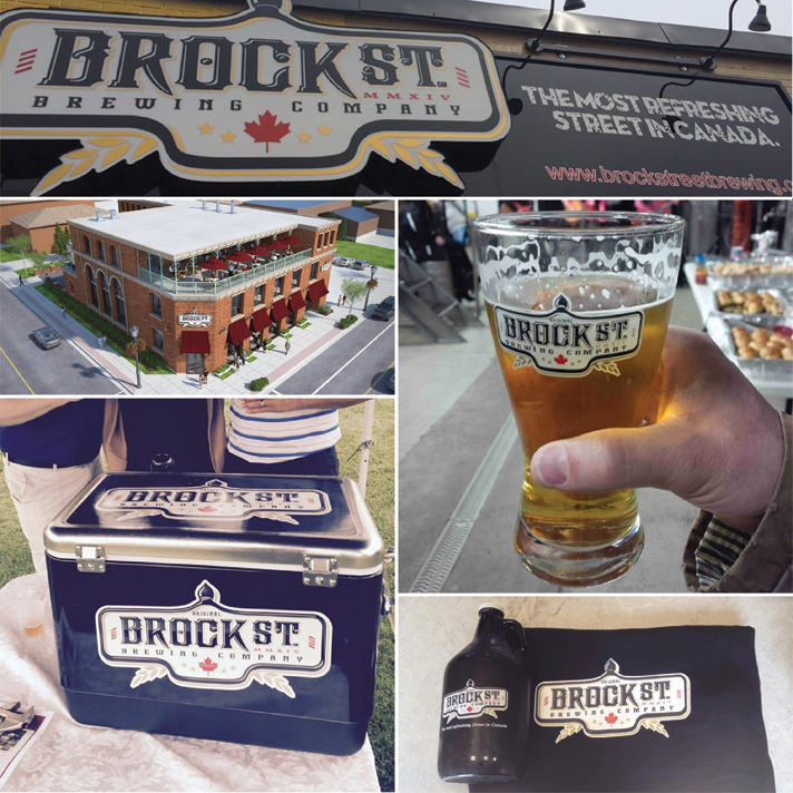 Canada brock st. brock street beer Maple Leaf booze alchohol logo