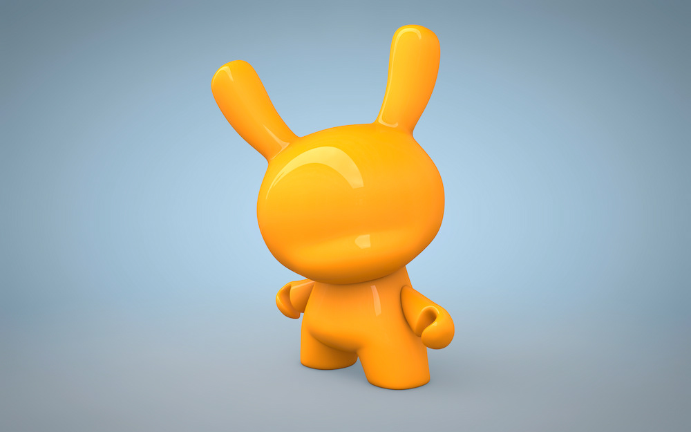 Dunny Munny cartoon kid Kidrobot Character plastic vinyl toy DIY boy girl child cinema 4d 3D