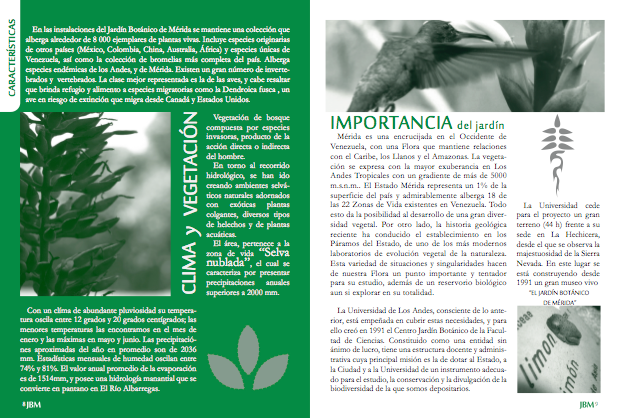 magazine botanic garden mérida venezuela