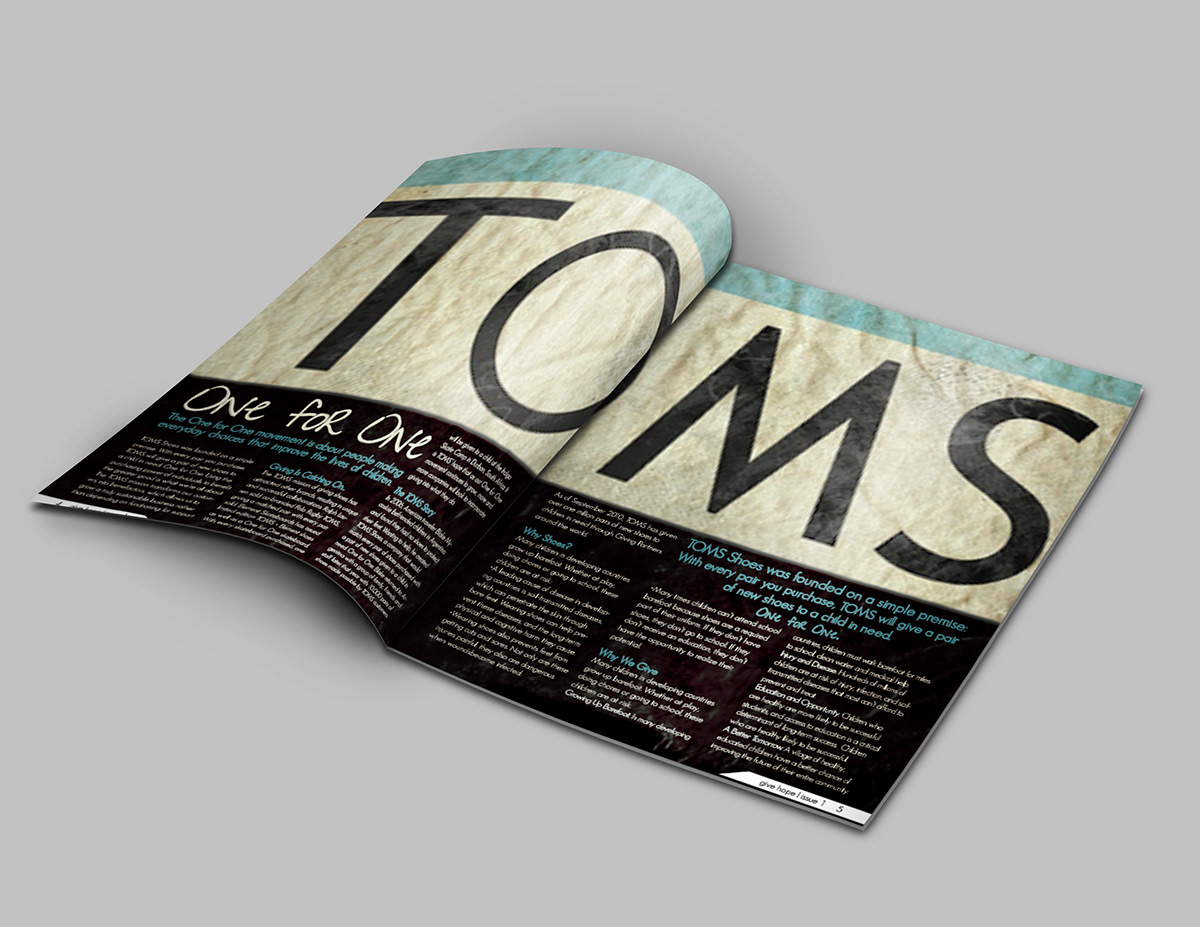TOMS Shoes  Magazine 