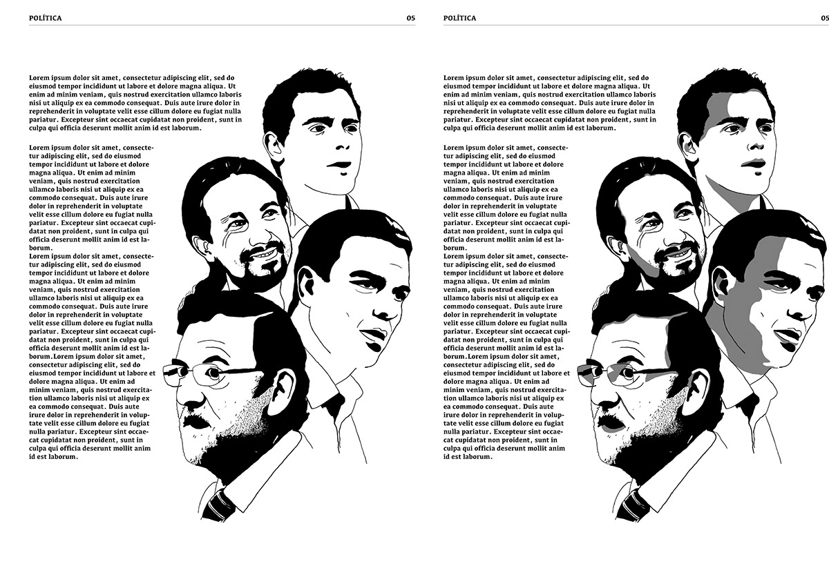 ilustration desing Policy press