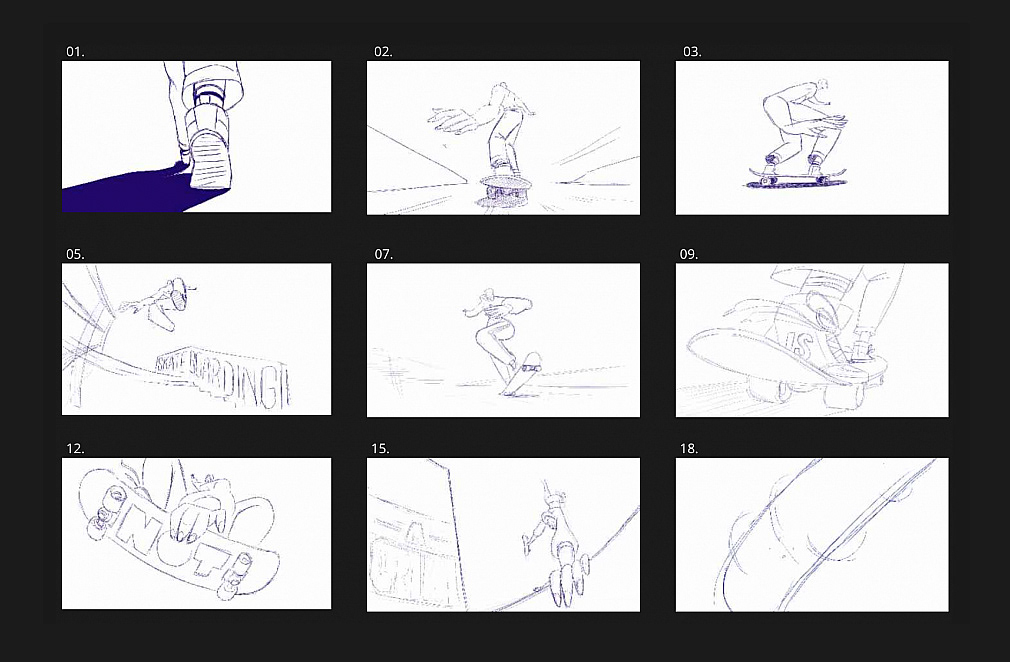 Adobe Portfolio animation  design ILLUSTRATION  lettering motion Procreate skateboarding type