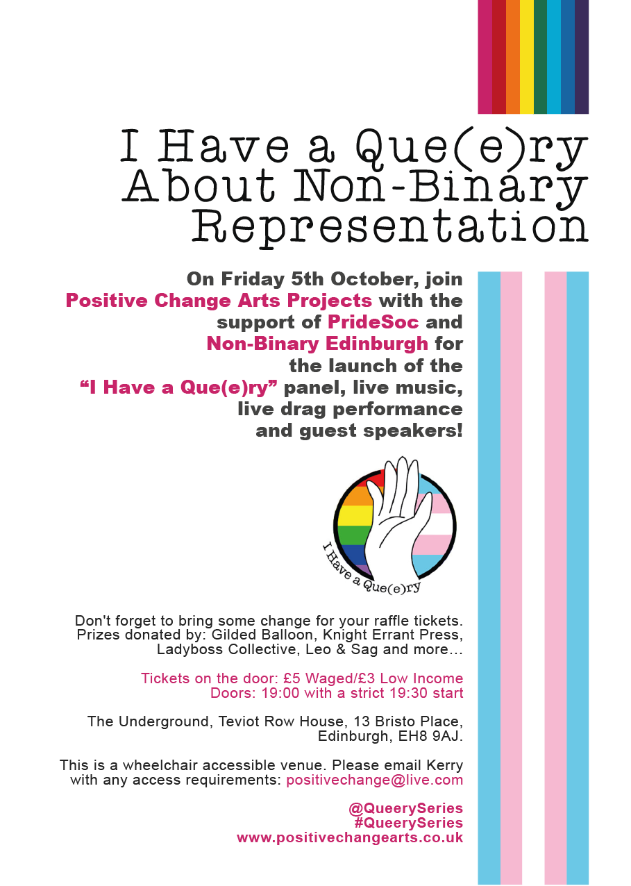 Poster Design LGBTQ queer Non-Binary Advertising  charity