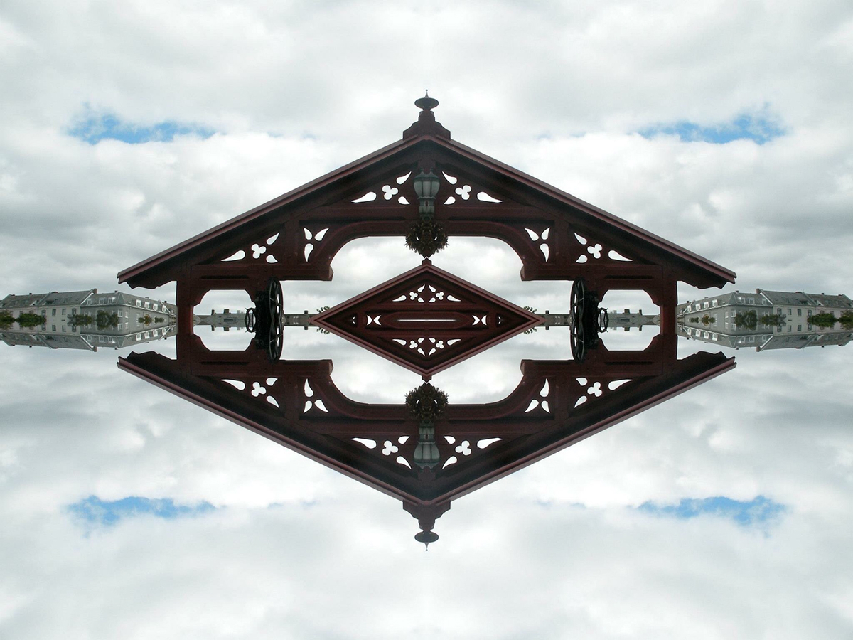 Photographie voyage montage symetrie fantasmagorique