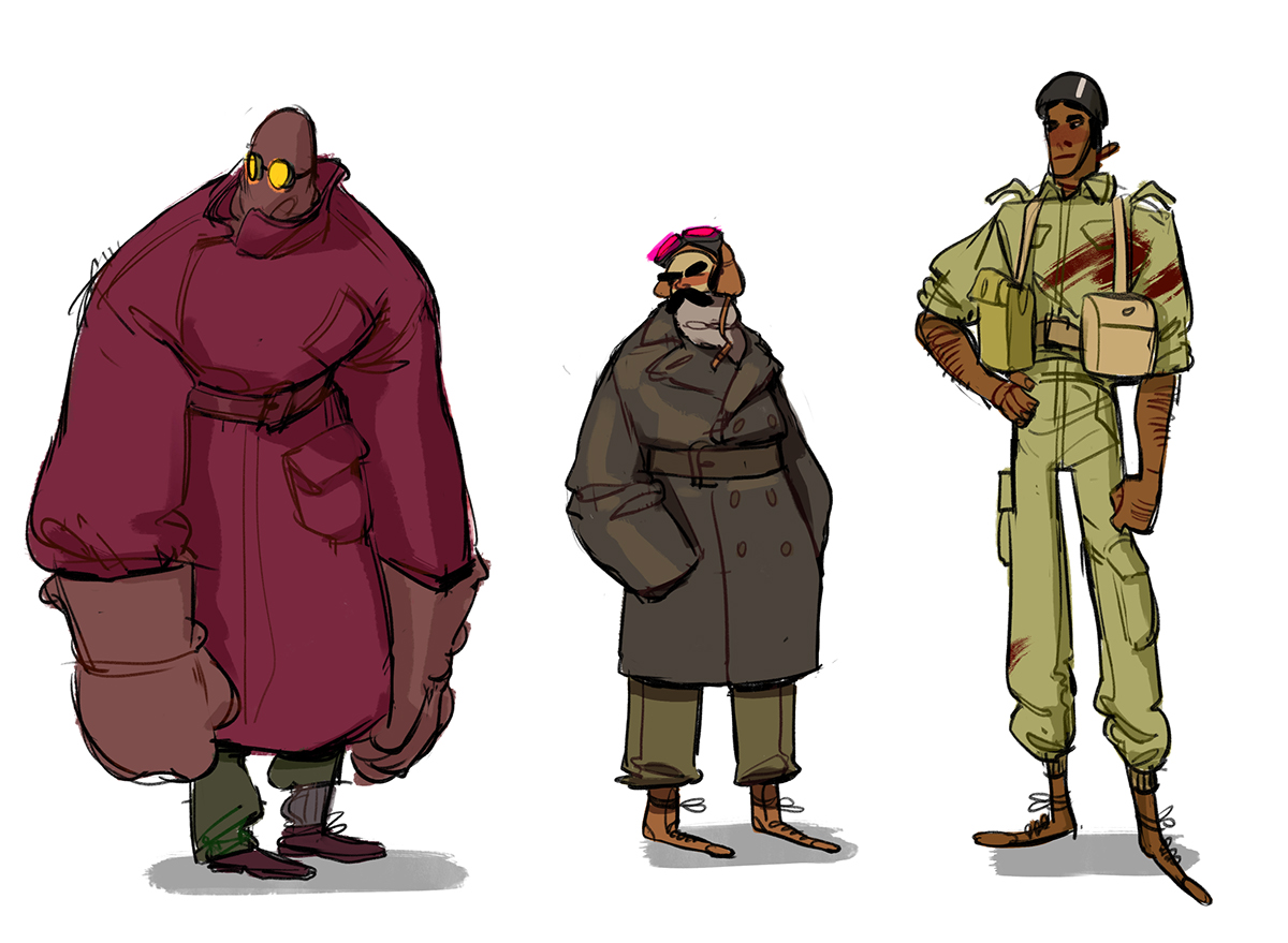 soldier concept art Character design  Drawing  sketch War uniform