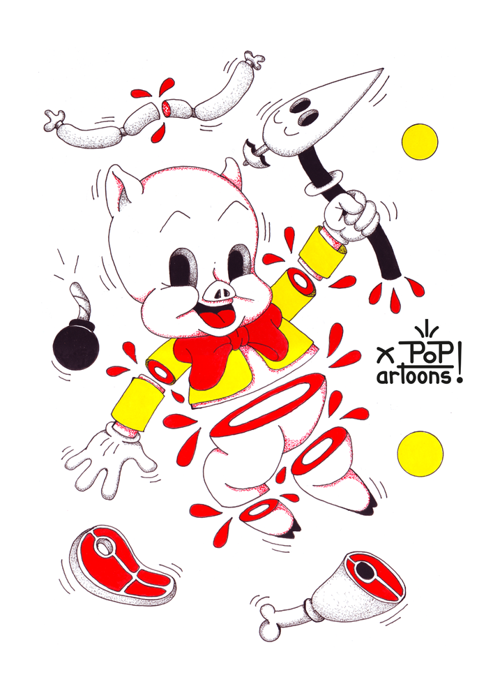 drawings illustrations ink painting   popart popartoons PopCulture theodoru
