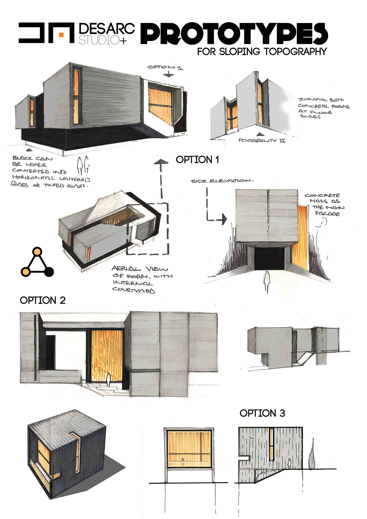 architect arch industrial residential museum library Condo concrete auditorium commercial perspectives