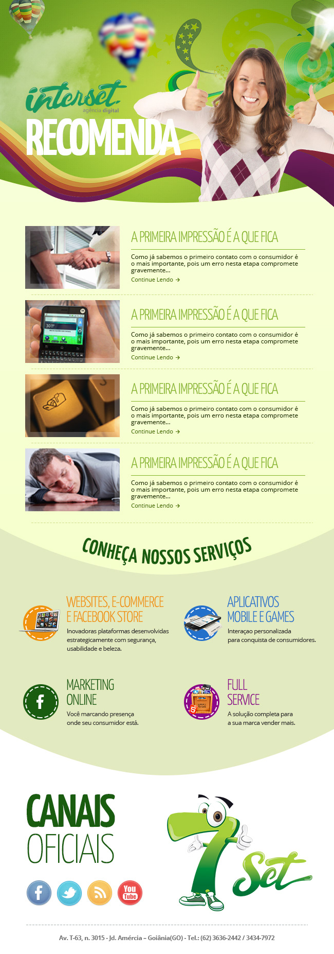 Email marketing   news interset goiânia Brasil freelancer