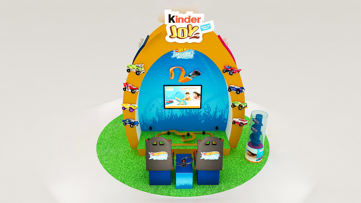 Exhibition  Stand expo kinder joy exgibitionstand stall