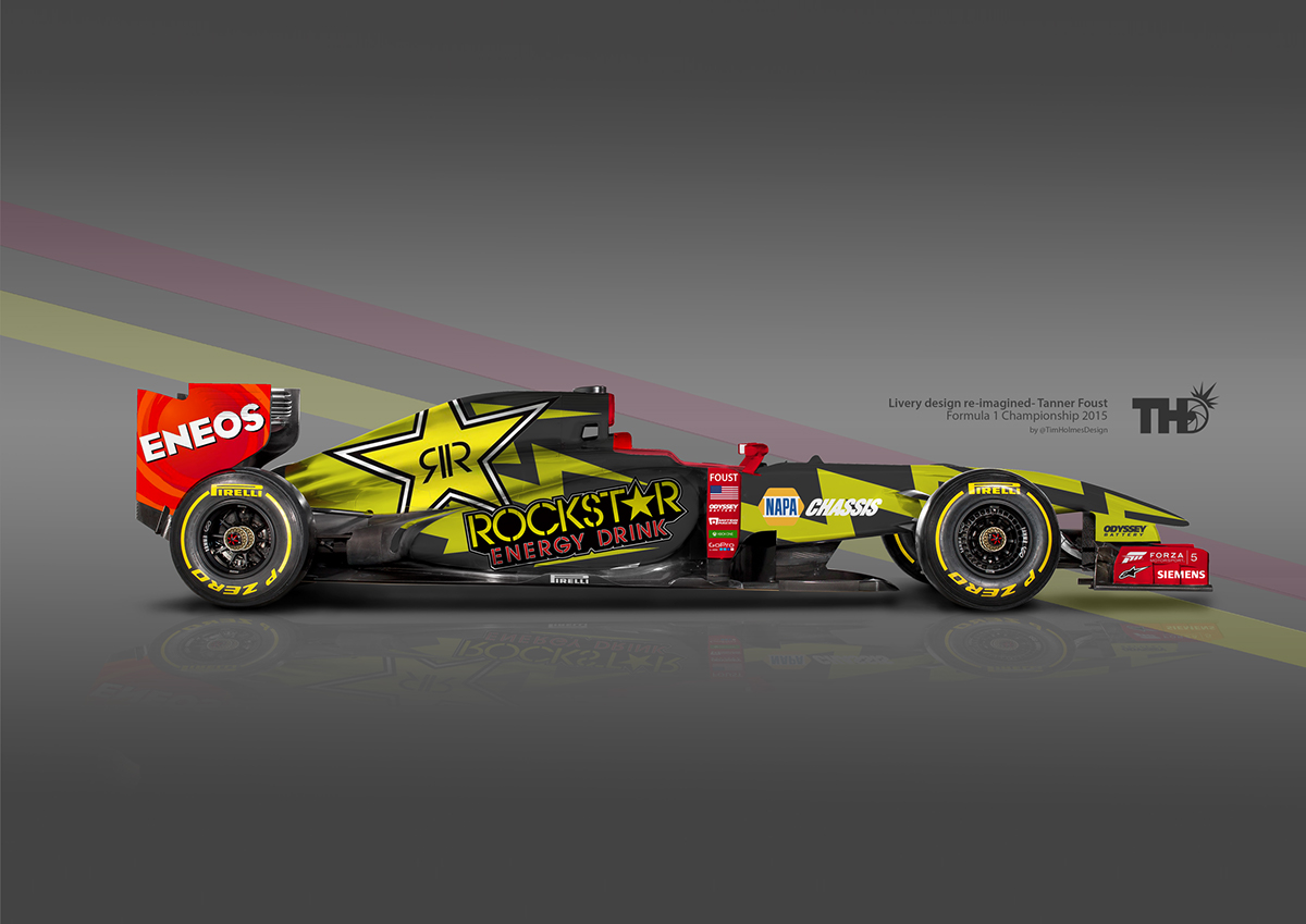 If in F1 on Behance