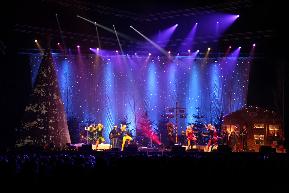 projection mapping projection VJ Show Stage disney Christmas sober Sober Industries HMH amsterdam Tree 