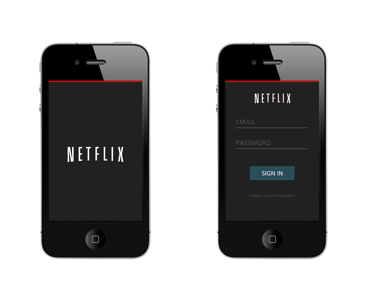 application app movie Movies Netflix Chat two-screen Two screen Interface phone Smart black