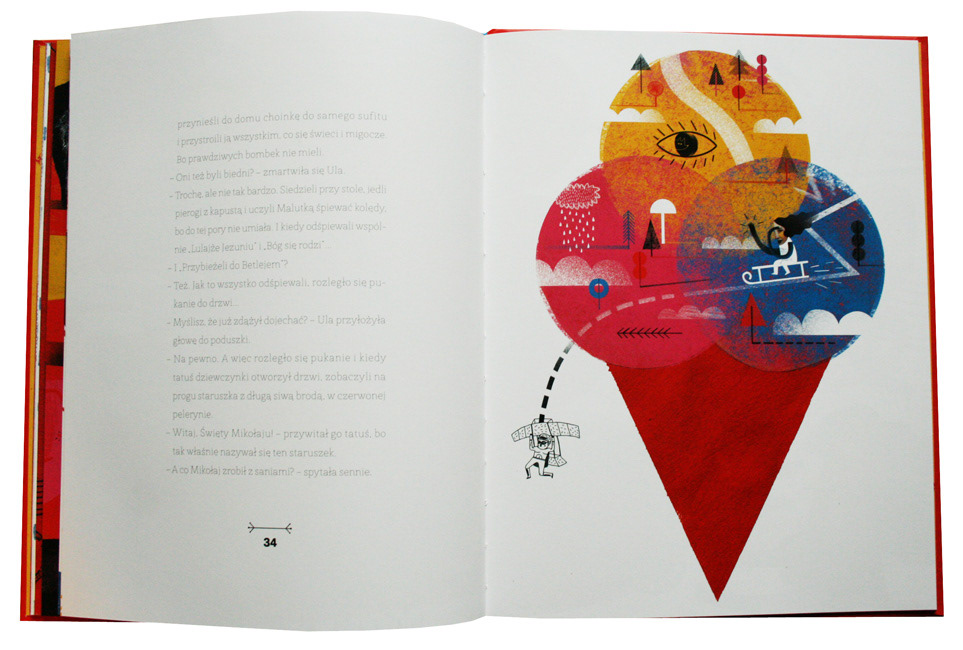 book for children collage surrealizm illustrations