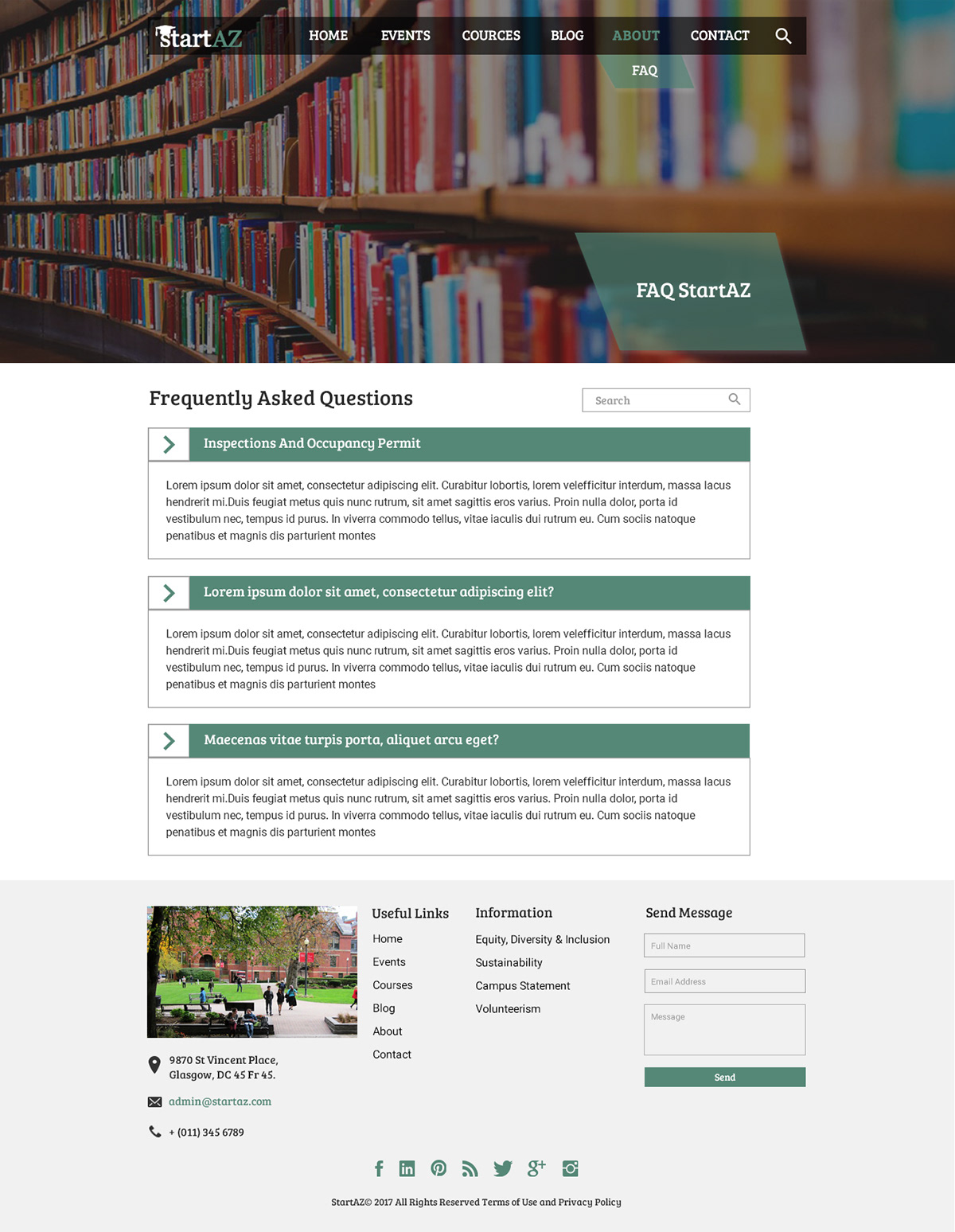 Education educational website PSD of Education Templets for Education #xddailychallenge xddesign websitetemplate uidesign psdtemplates psddesign