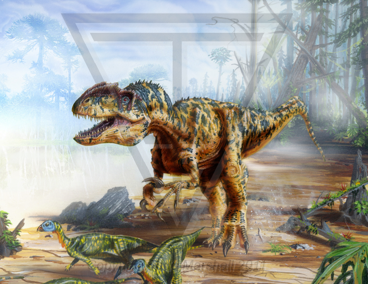 Dinosaur paleontology paleo-art prehistoric animals paleontology artwork art paleo-illustration