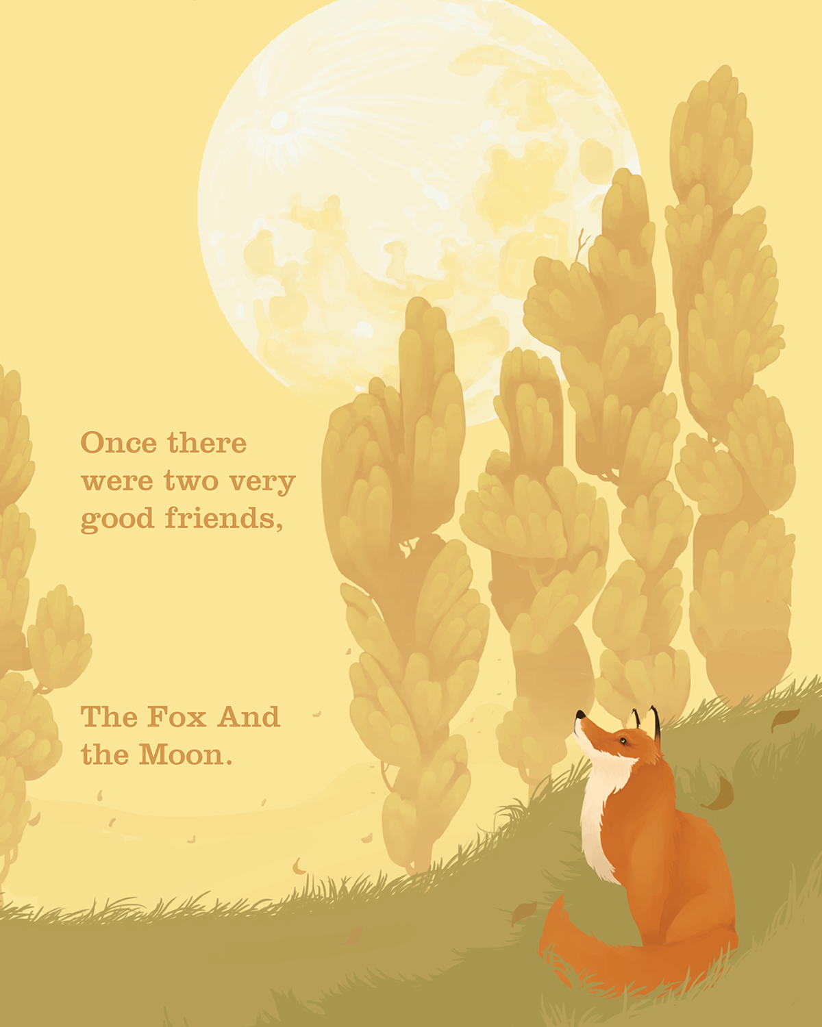FOX moon Harvest Moon creation story sjminervino student ncsu studio