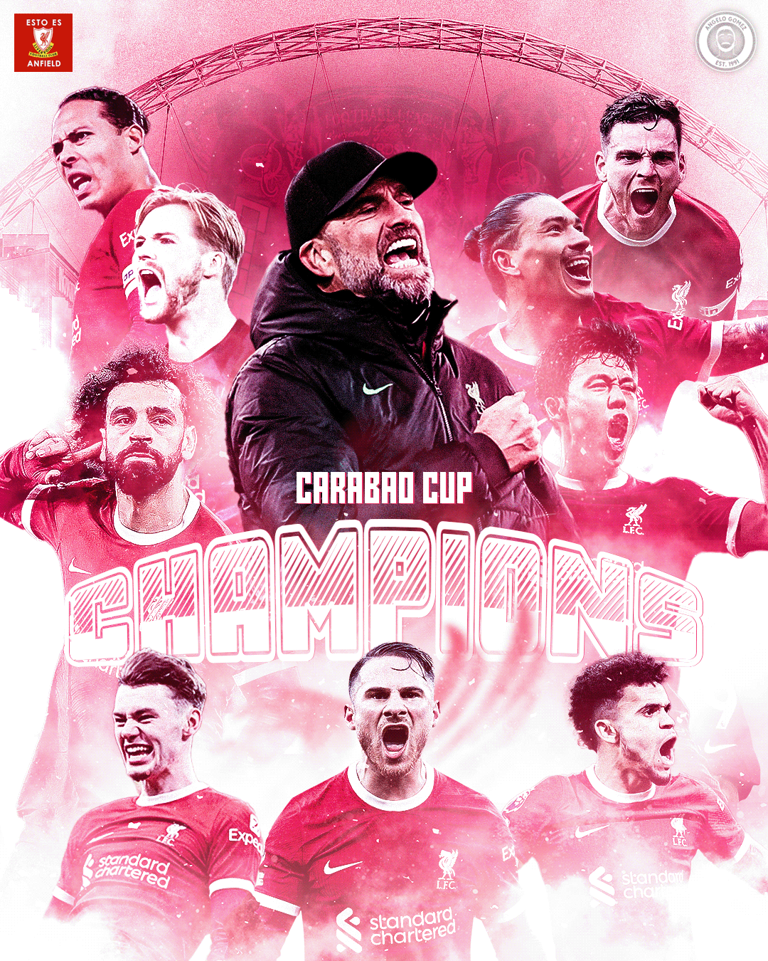 Liverpool football Sports Design Social media post sports Poster Design football design Premier League sports graphics Graphic Designer