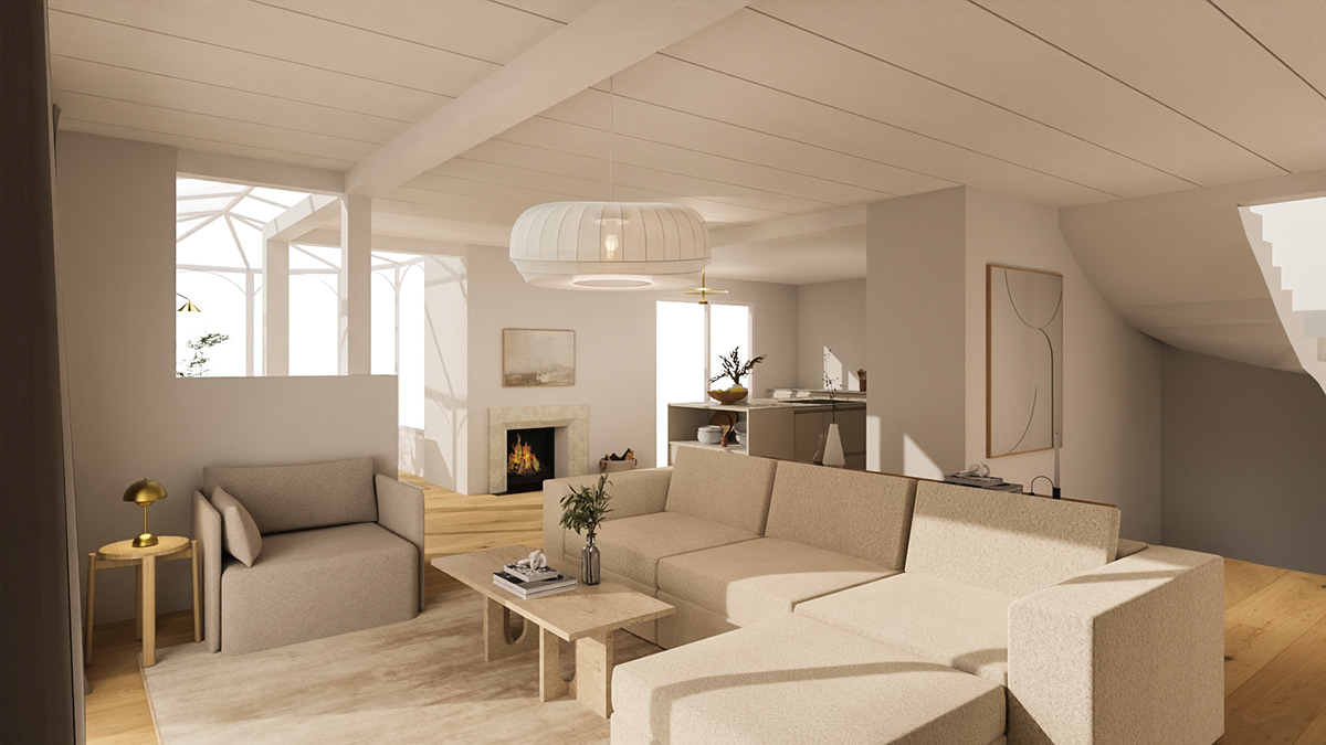indoor interior design  architecture Render 3D modern visualization
