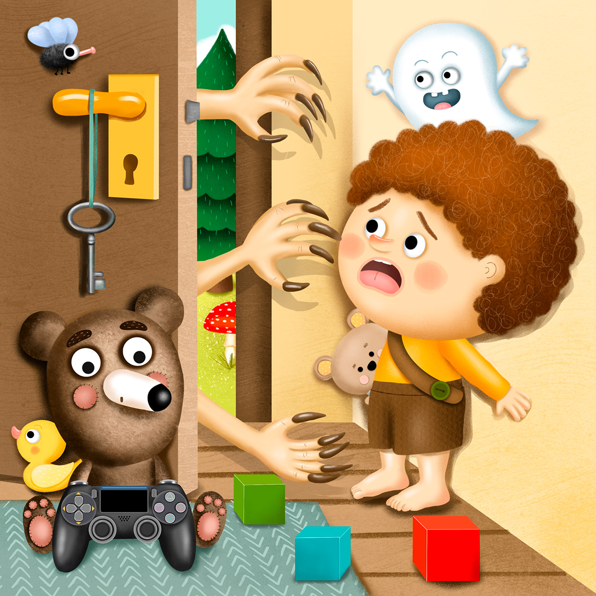 animals cartoon Character design  children ChildrenIllustration cute digital illustration fairytale game kids