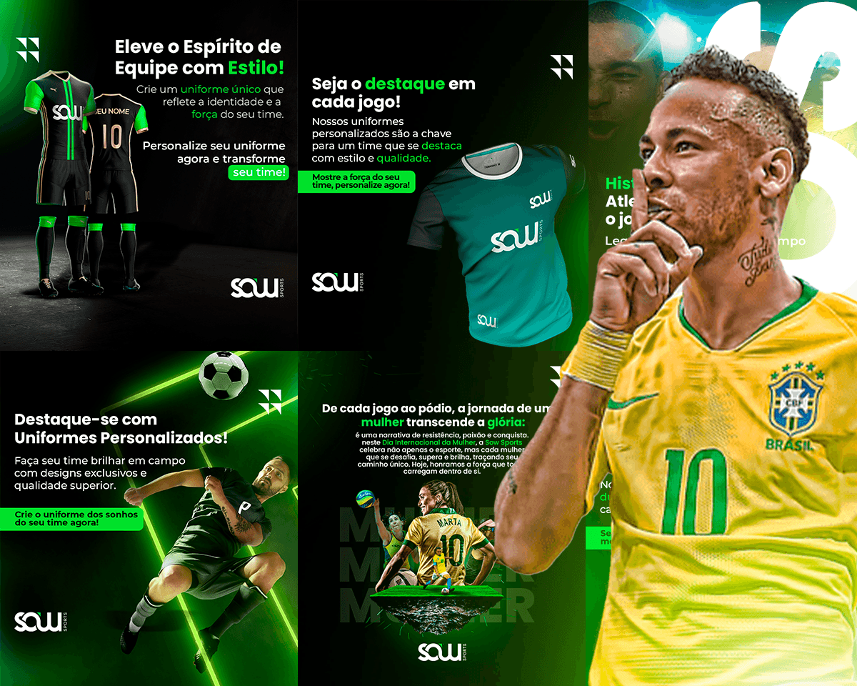 photoshop Social media post Socialmedia instagram uniform design Neymar futebol design gráfico post