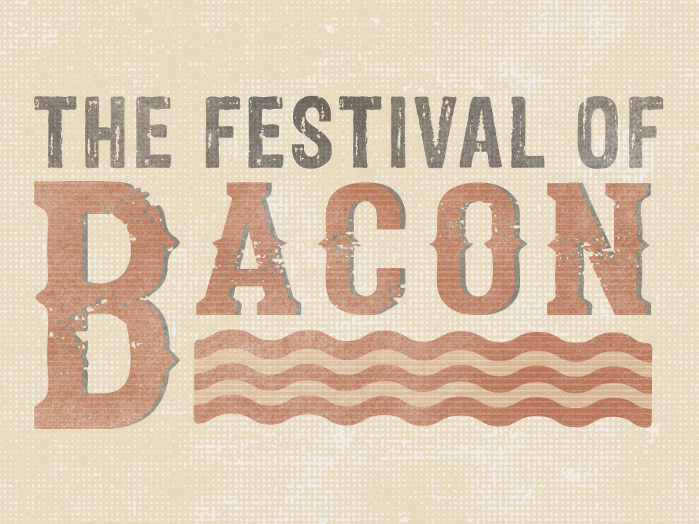 Event Design  bacon Logo Design
