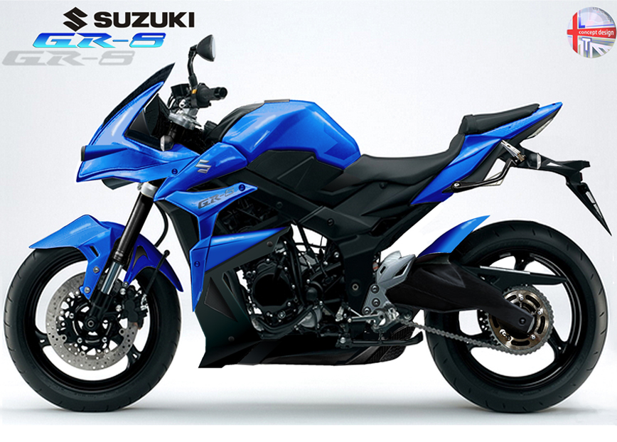 Suzuki GR-8 motorcycle design Suzuki concept motorbike Suzuki Bandit