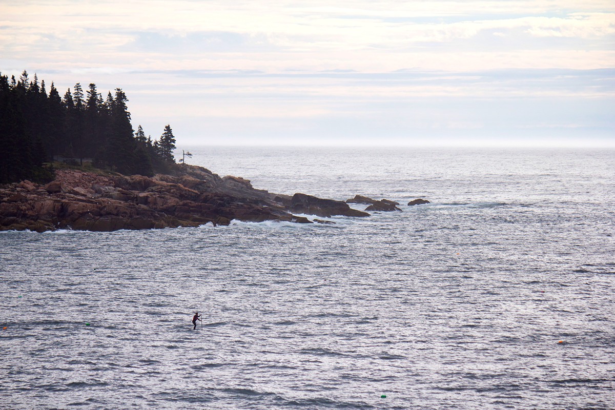 acadia acadia national park paddle boarding board sports wave rider Ocean Outdoor Sports sun rise surfing