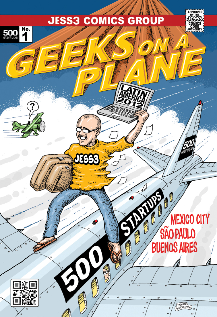 jess3 500 Startups Latin America Comic Book dave mcclure ILLUSTRATION  Zine  cartoon