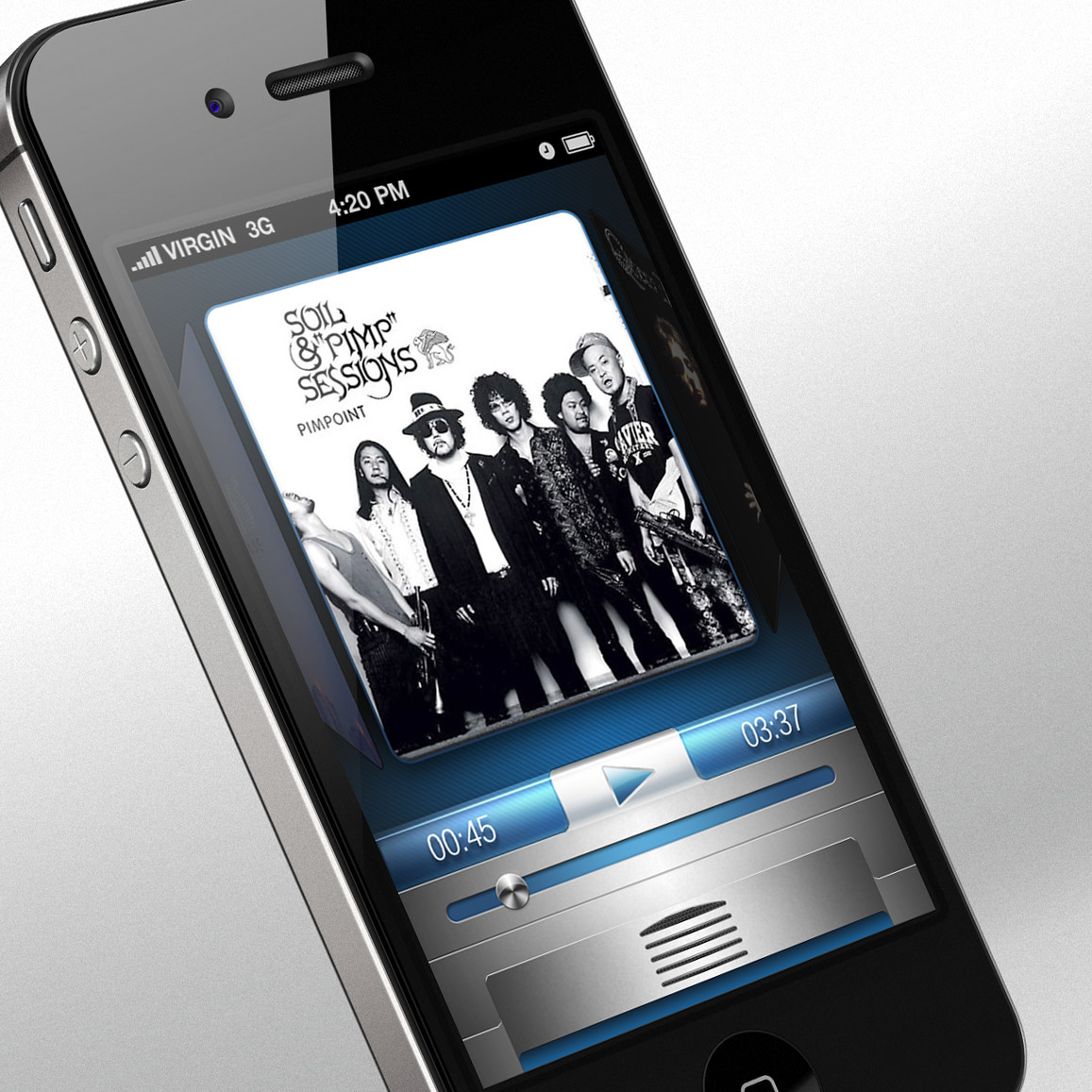 iPhone Music Player App on Behance