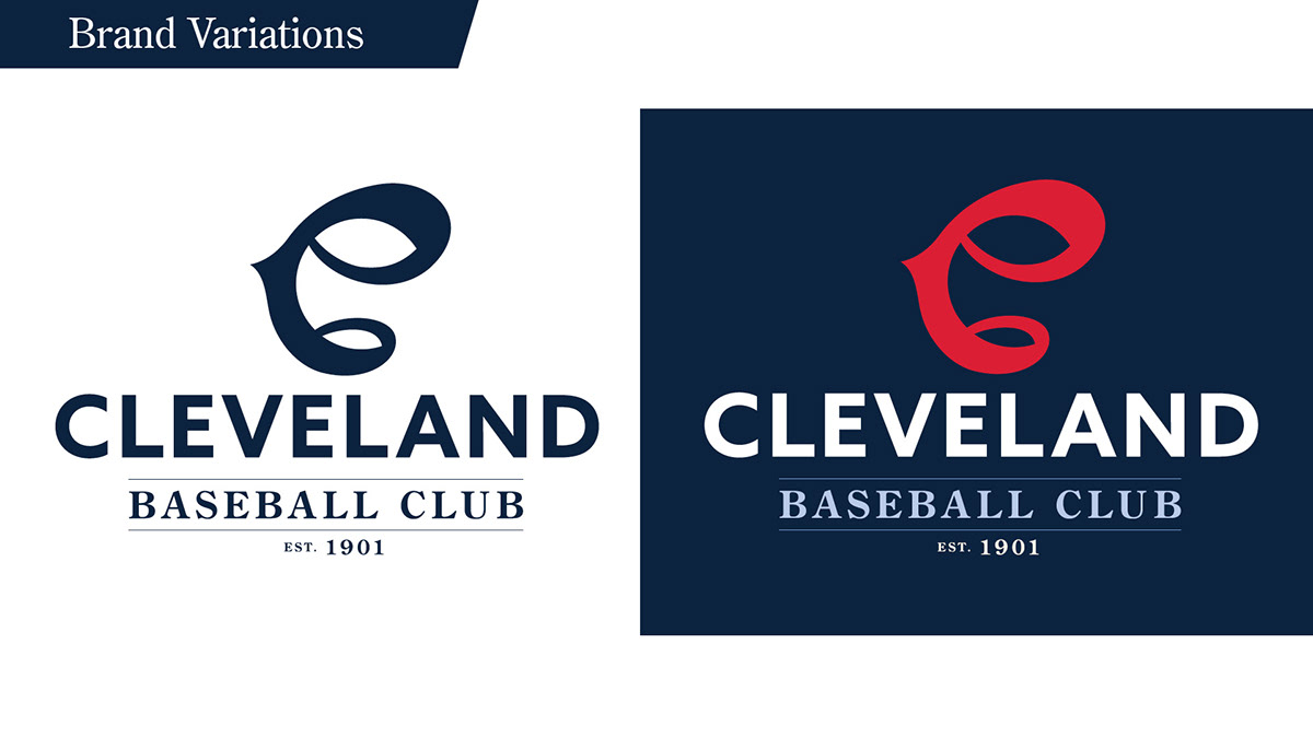 Advertising  baseball branding  Cleveland Cleveland Indians design logo