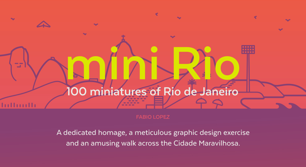 design gráfico Rio de Janeiro Patterns pictograms pictogramas branding  icons surface design typography   city